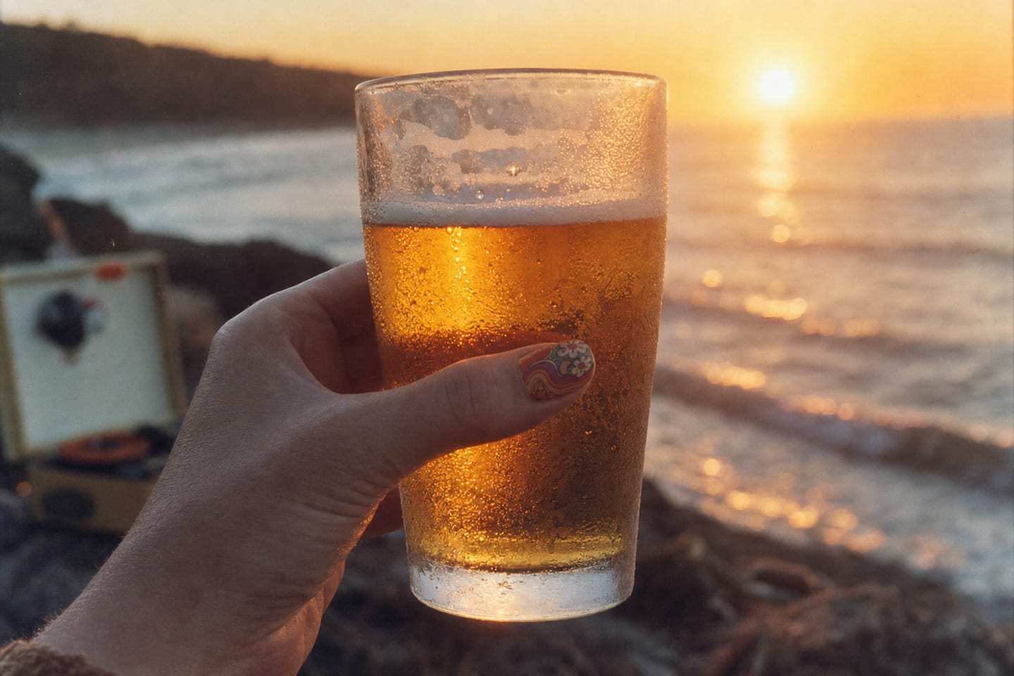 Sunset Nails, Cold Beer, and Good Memories