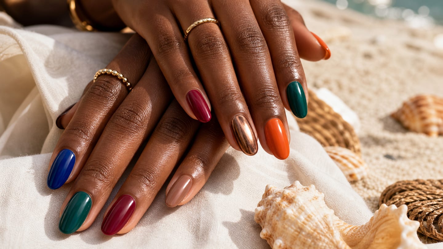 Nail Color Guide for Deep Skin Tones